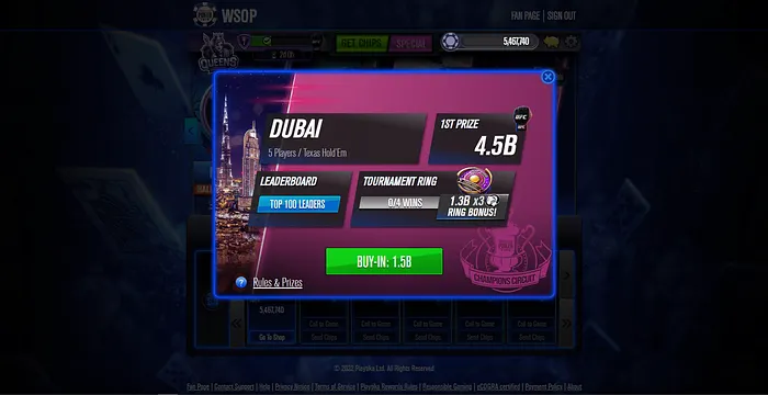 Dubai WSOP