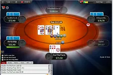 Fusion starts off like hold'em and eventually morphs into pot-limit Omaha.