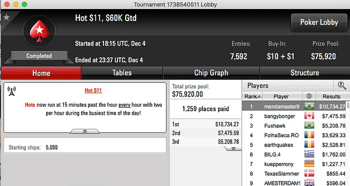 Rodrigo "rodckz" Motoki, Victor "flipmm" Gomes e m0nster1989_ Brilham no PokerStars 106