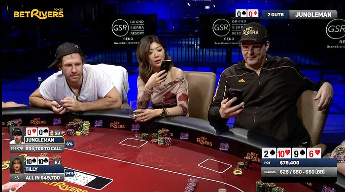 Jennifer Tilly Runs Roughshod Over Table on Latest Hellmuth's Home Game 104