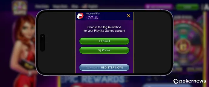 House of Fun Login with Email