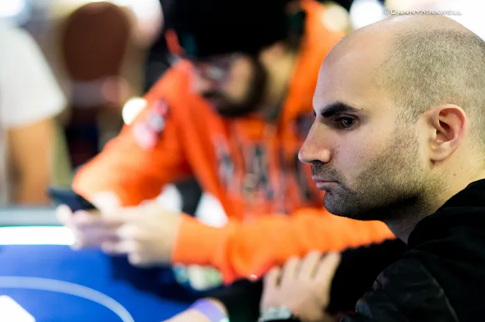 Sylvain Loosli chipleader de l'Event #35, un 6-Max à 5000$ avec un field de rêve 0001