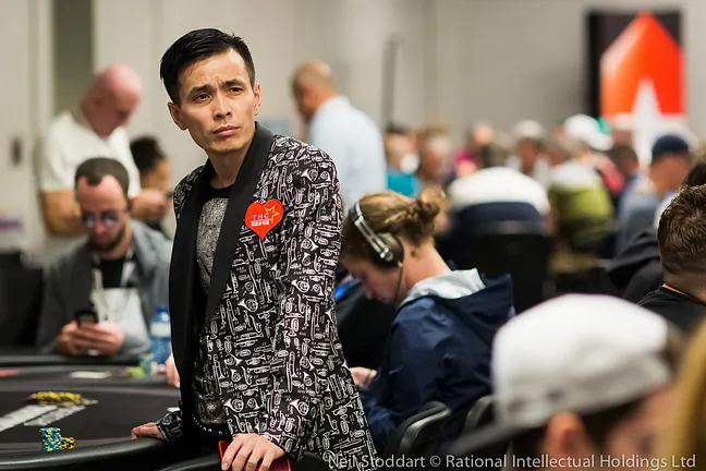Quan Zhou in the PokerStars Championship Barcelona €50,000 Super High Roller