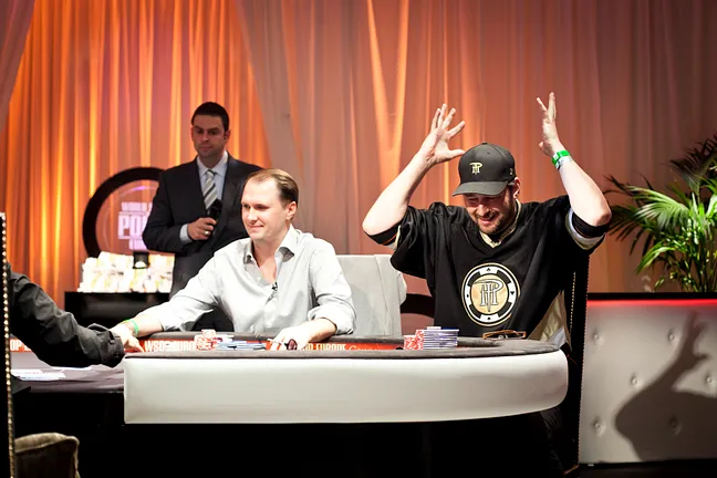 Phil Hellmuth can't believe the Sergii's hand