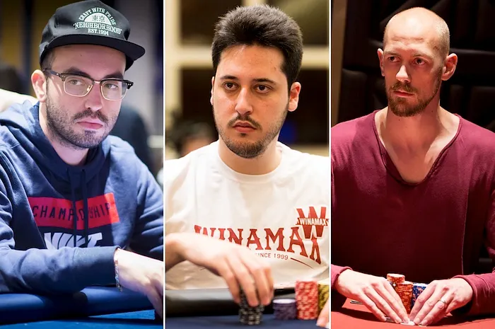 Bryn Kenney (left), Adrian Mateos (center), Stephen Chidwick (right)