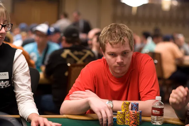 Barry Hutter is the End of Day Chip Leader