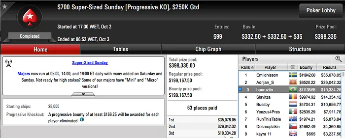 bauruzito 3º no 0 Super-Sized Sunday 8.472) & Mais 101