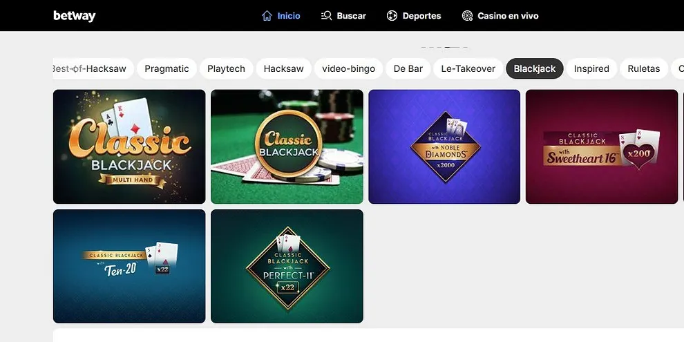 Juegos de Mesa en Betway.es