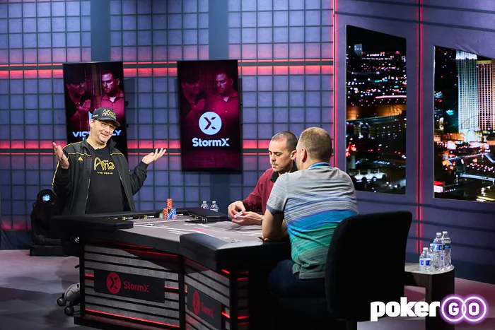 Hellmuth and Seiver battle.