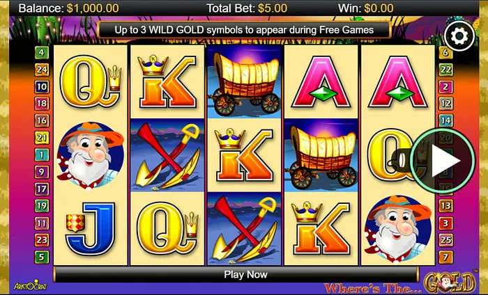 where's the gold slot game