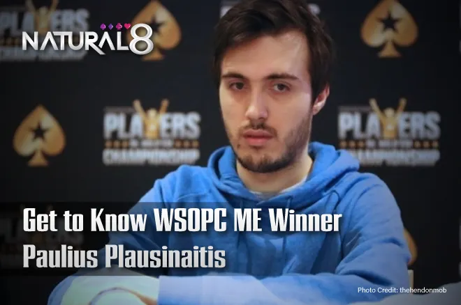 Plausinaitis won $1.2 million in the WSOPC Main Event, find out more about him on PokerNews