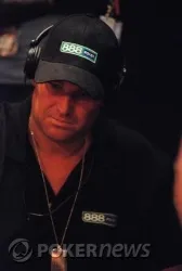 Warney has been eliminated from the Aussie Millions