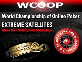 PokerStars WCOOP Extreme Satellites : $1 Million en tickets ajoutés 0001