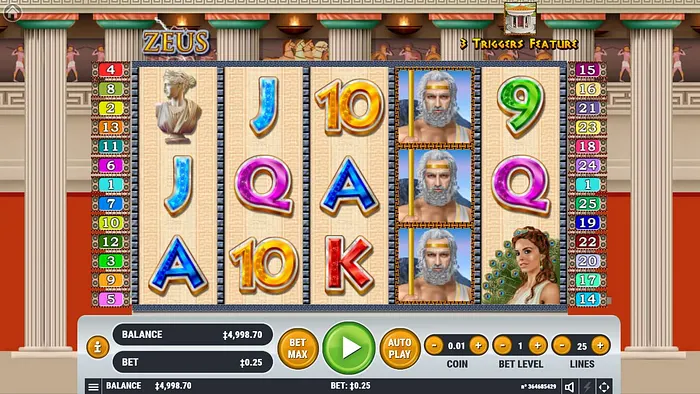 free Zeus Slot machine habanero