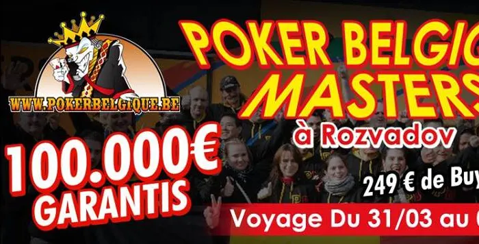 Poker Belgique Masters V : Découvrez Rozvadov et la folie Belge fin mars 0001
