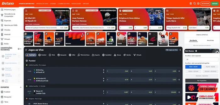 Apostas Esportivas Betano no Brasil