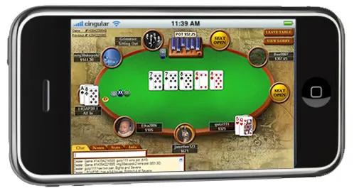 iPhone Poker :  toutes les poker rooms avec Team Viewer 0001