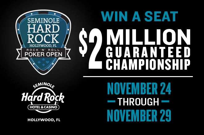 Seminole Hard Rock Announces Rock ‘N’ Roll Poker Open from Nov. 15-29 0001