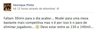 Henrique Pinho e Nanev no Dia 2 UKIPT; Jomané 4º no £110 Win the Button 101