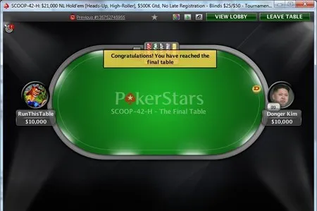 SCOOP : Donger Kim domine Andrew Lichtenberger pour remporter son premier titre 101