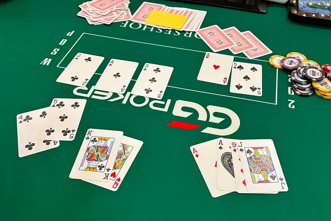 quadra vs straight flush