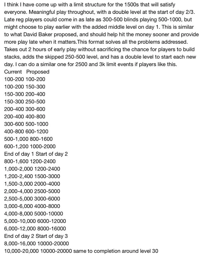 Kessler's proposed plan