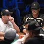 Mike Matusow and Phil Hellmuth at the feature table
