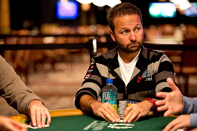 Daniel Negreanu Ships Double Up Chips to Hellmuth