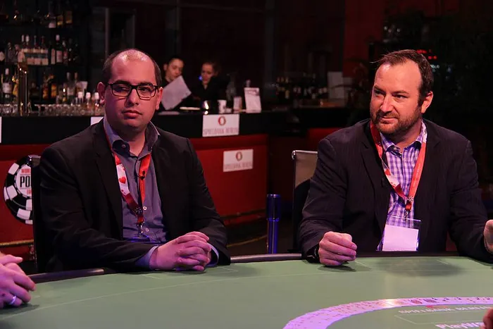 Grégory Chochon aux côtés de Ty Steward, le Boss des WSOP