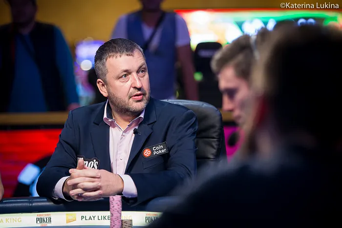 Tony G playing at King's Resort final table