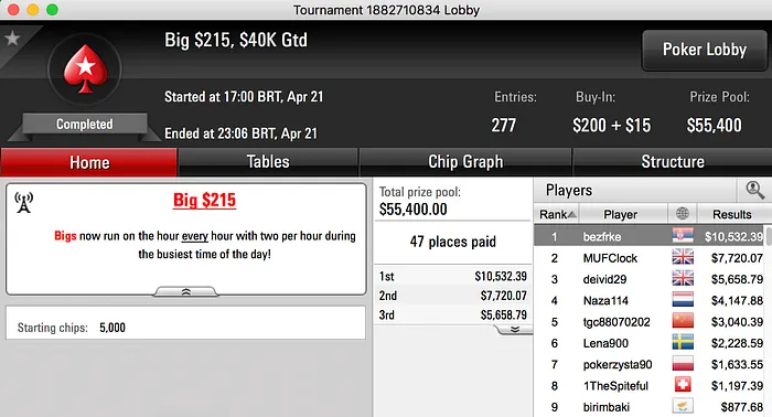 Mais Duas Mesas Finais para João Vieira na PokerStars.com 101