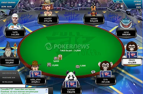 Full Tilt Poker : 'MRik59' champion Main Event FTOPS France 101