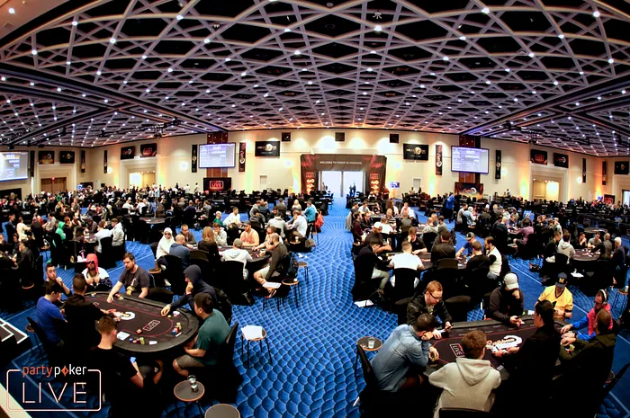 Over 300 Players on Day 1b of the partypoker Caribbean Poker Party Main Event