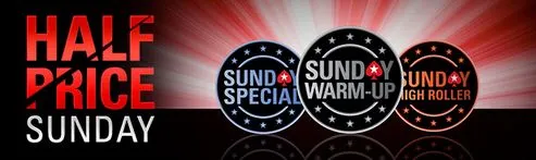 Half Price Sunday : C'est les soldes sur PokerStars 101