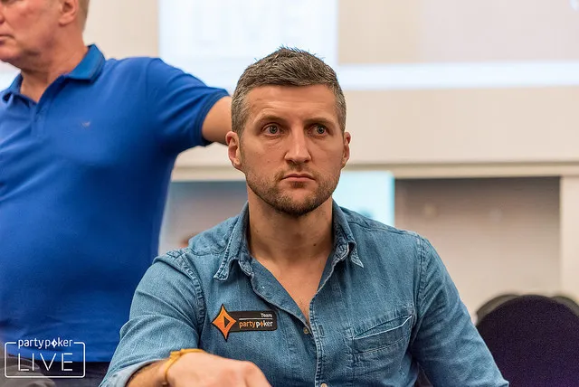 Carl Froch shook hands with the table before leaving