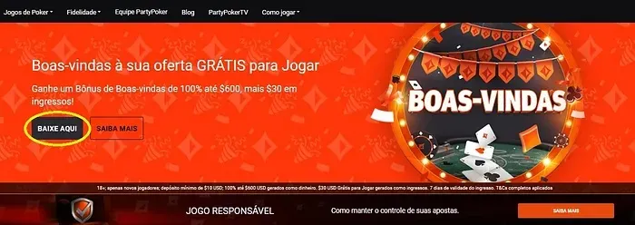 cadastro partypoker