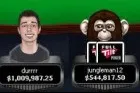 Durrrr Challenge II Tom Dwan vs Jungleman12 : la vidéo des plus gros coups 101