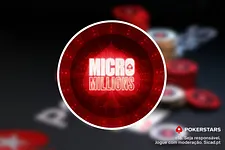 MicroMillions Main Event começa hoje - €50 NLHE PKO com €250.000 GTD!