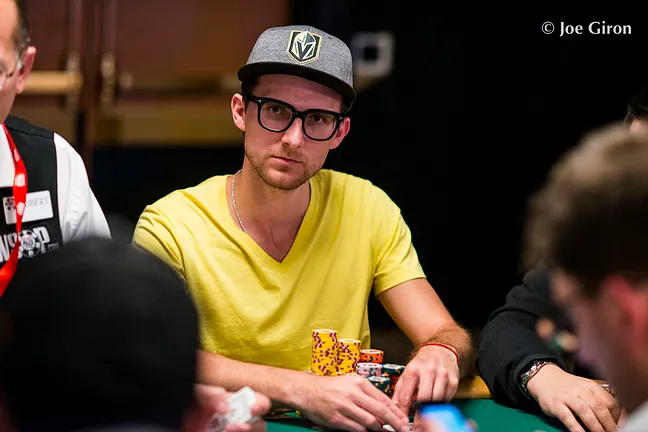 Andrey Pateychuk during the 2019 WSOP