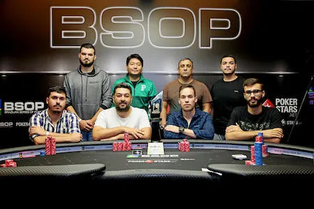 Mesa Final do Main Event do BSOP Iguazu