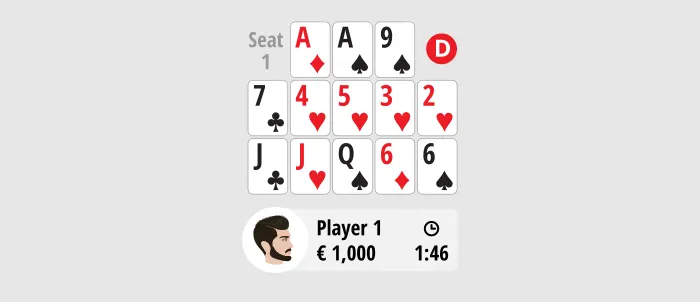 2-7 Open-Face Chinese Poker