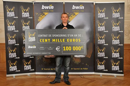 Thibaud « Thibavol » Guenegou  sacré Poker Hero de bwin.fr 0001