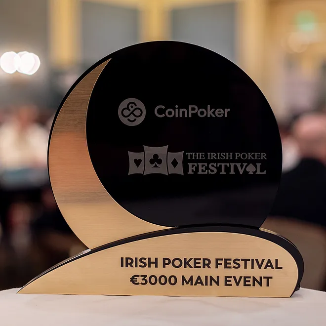 Irish Poker Festival Main Event Trophy