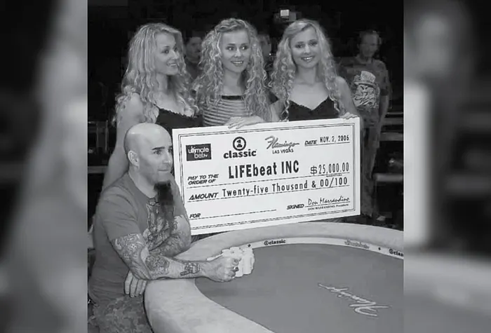 Scott Ian won the 2006 VH1 Rock and Roll Celebrity Poker Tournament (Courtesy Scott Ian)