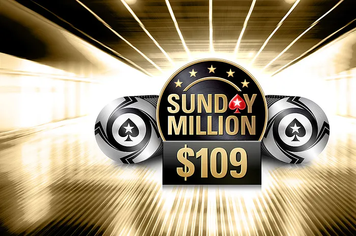 PokerStars has announced that the Sunday Million will feature a buy-in of $109 going forward.