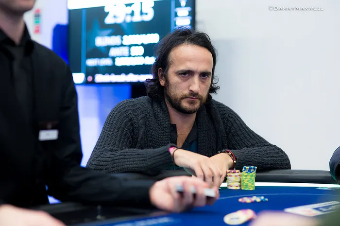 Sergey Lebedev chipleader du HR de l'EPT Dublin, Davidi Kitai et Ryan Riess in à 13 left 0001