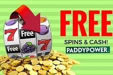 Free Spins and Cash from PaddyPower