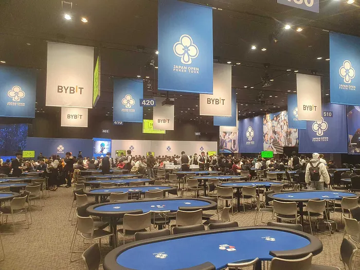 The Japan Poker Open in Tokyo.