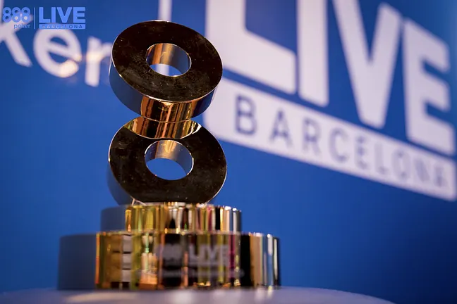 888poker Live Barcelona Main Event trophy