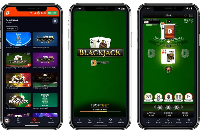 App Betano casino blackjack online dinheiro real